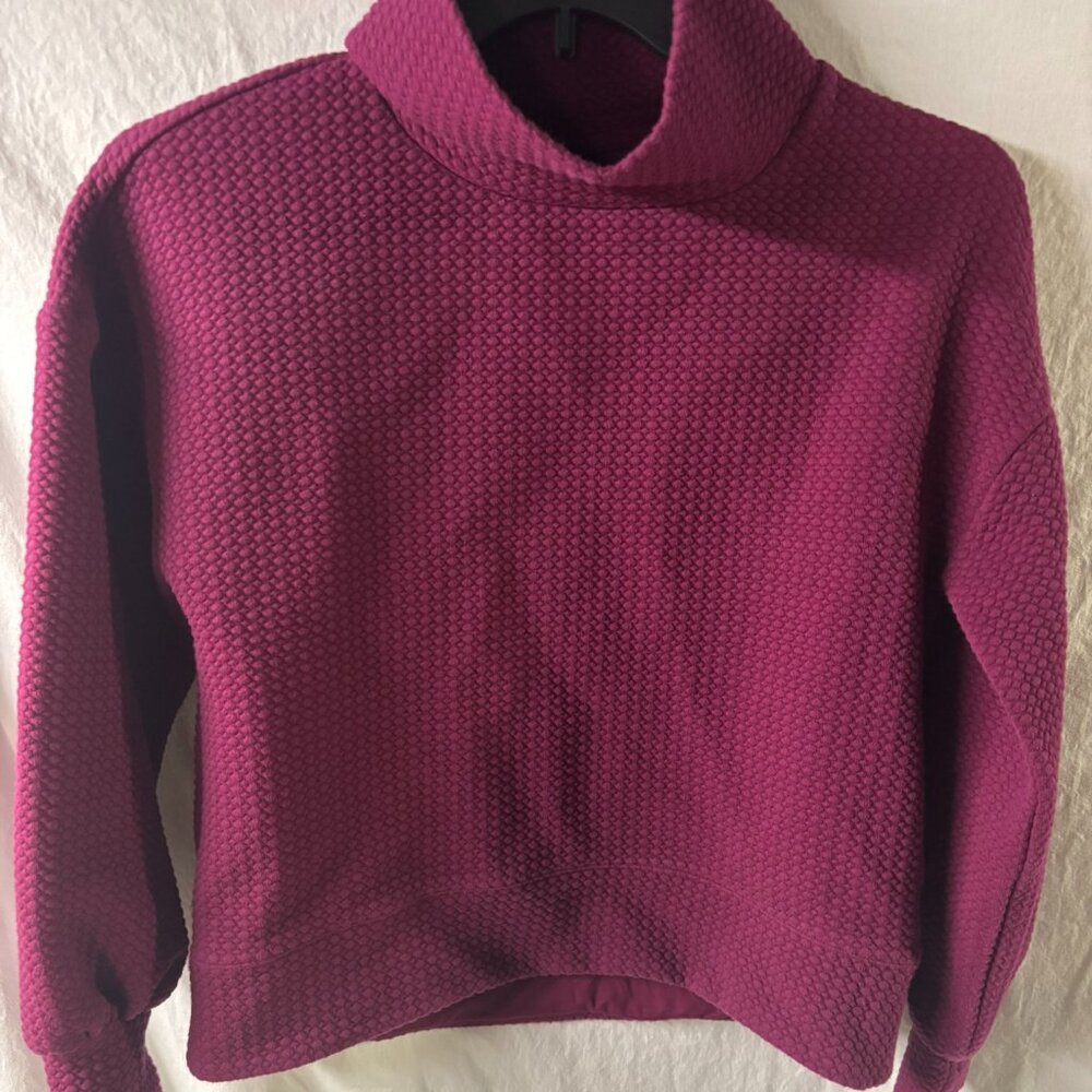 Calia by Carrie Underwood Mock Neck Sweatshirt-S/M